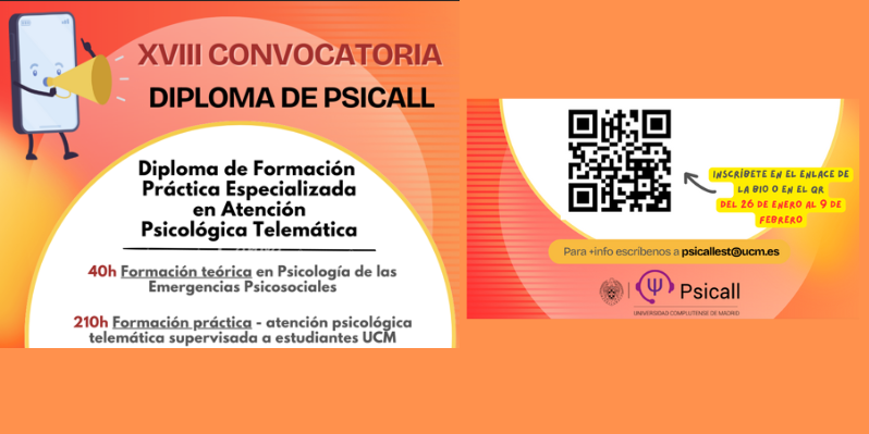 Convocatoria Diploma de Psicall UCM